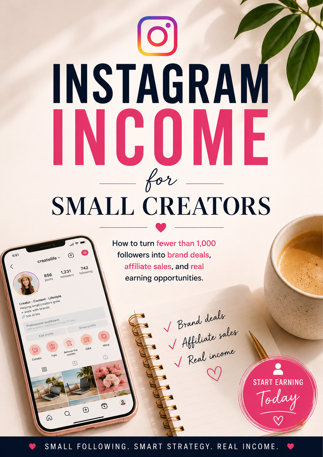Instagram Income for Small Creators — Instant Download PDF Guide