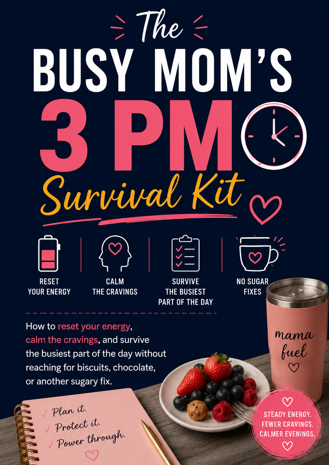 The Busy Mom's 3 PM Survival Kit — Instant Download PDF Guide